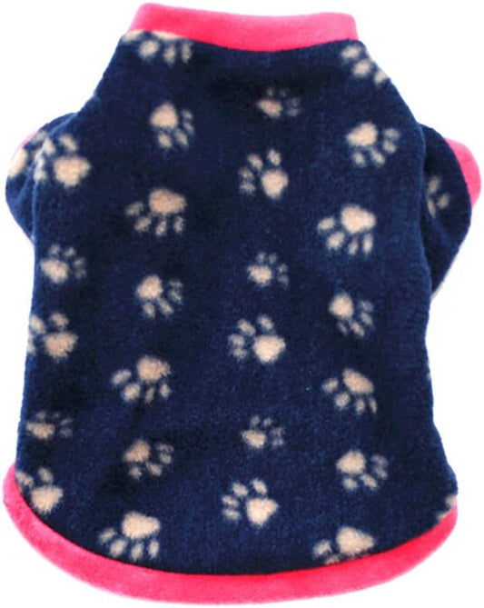 Sport Vest Winter Dog Clothes Jacket for Small Pets Puppy Clothing (L, Navy) (M, Navy)